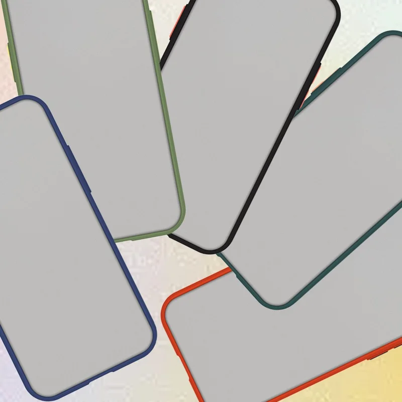 For iPhone 15 Plus Phone Case Skin-Touch Anti-Scratch TPU+PC Cover - Green