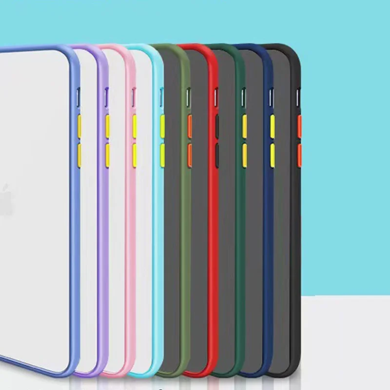 For iPhone 15 Plus Phone Case Skin-Touch Anti-Scratch TPU+PC Cover - Green