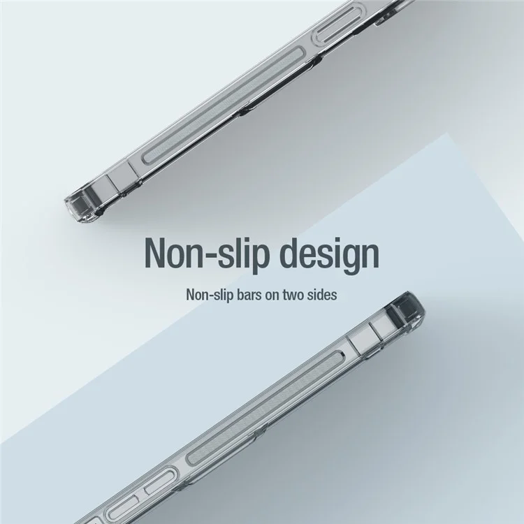 NILLKIN Nature Pro Series per iPhone 15 Pro Max Compatibile con MagSafe Custodia per Telefono PC+TPU Backcover - Trasparente