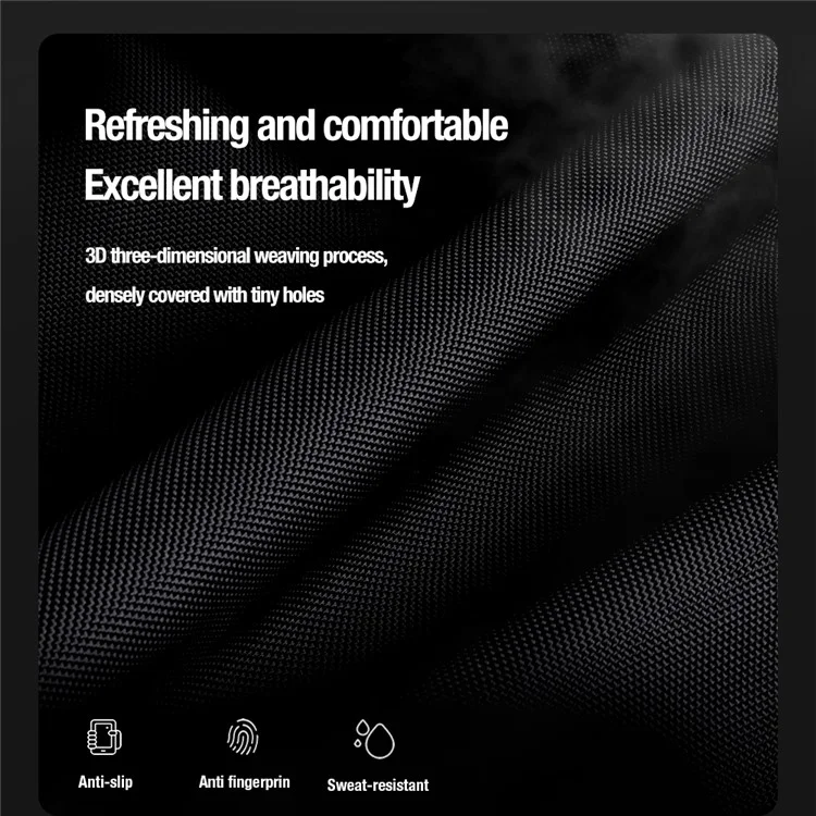 NILLKIN Pour iPhone 15 Pro Étui de téléphone à texture de support Compatible avec MagSafe PC + Étui TPU avec support pour objectif