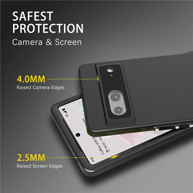 For Google Pixel 7 5G FS Series IP68 Waterproof PC+TPU Phone Case Diving Drop-proof Mobile Full Protection Cover
