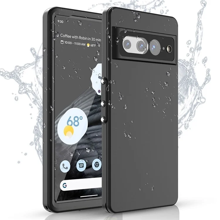 Para el caso del teléfono Google Pixel 7 Pro 5G FS Series IP68 a prueba de agua, carcasa de PC+TPU antiabrasión