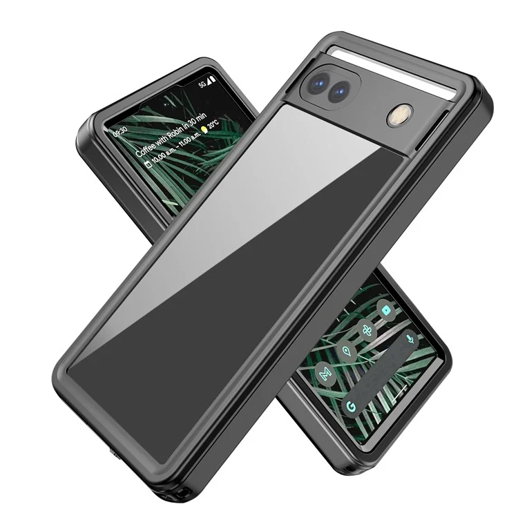 For Google Pixel 6a FS Series IP68 Waterproof Diving Case Anti-fall Full Protection Phone Clear Cover Shell