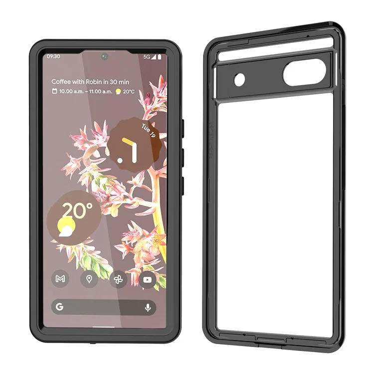 For Google Pixel 6a FS Series IP68 Waterproof Diving Case Anti-fall Full Protection Phone Clear Cover Shell
