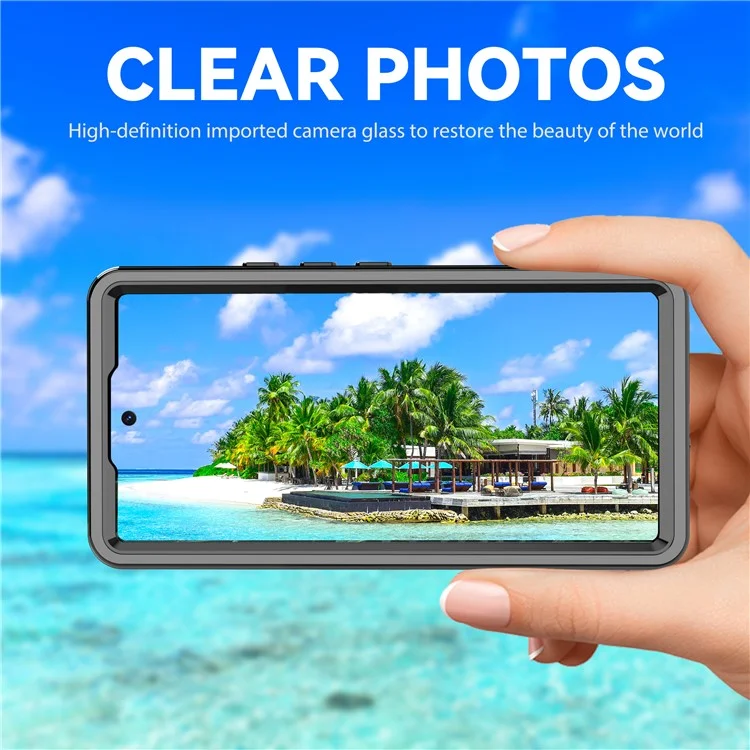 For Google Pixel 6a FS Series IP68 Waterproof Diving Case Anti-fall Full Protection Phone Clear Cover Shell