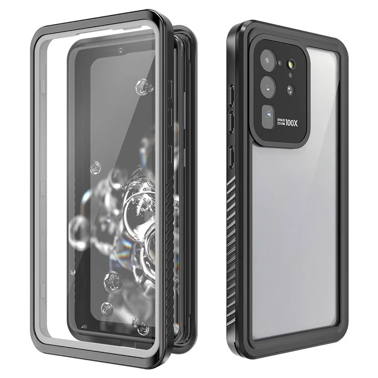 FS Series IP68 Custodia Impermeabile Per Samsung Galaxy S20 Ultra Trasparente Protezione Telefonica Completa