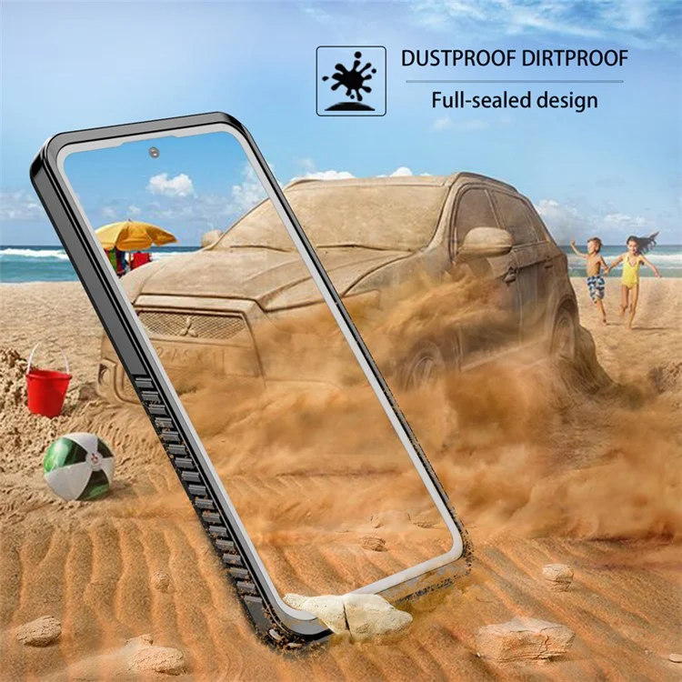 FS Series IP68 Waterproof Case For Samsung Galaxy S20 Ultra Transparent All Inclusive Phone Protective Shell