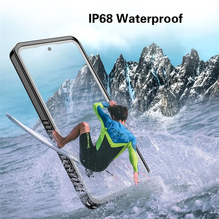 FS Series IP68 Waterproof Case For Samsung Galaxy S20 Ultra Transparent All Inclusive Phone Protective Shell