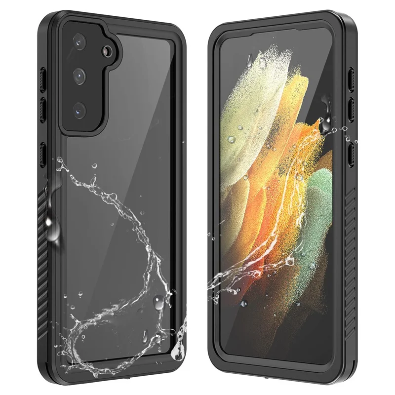 For Samsung Galaxy S21+ 5G FS Series IP68 Waterproof Anti-drop Case Diving Shock-proof Clear Cell Phone Cover