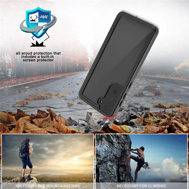 For Samsung Galaxy S21+ 5G FS Series IP68 Waterproof Anti-drop Case Diving Shock-proof Clear Cell Phone Cover