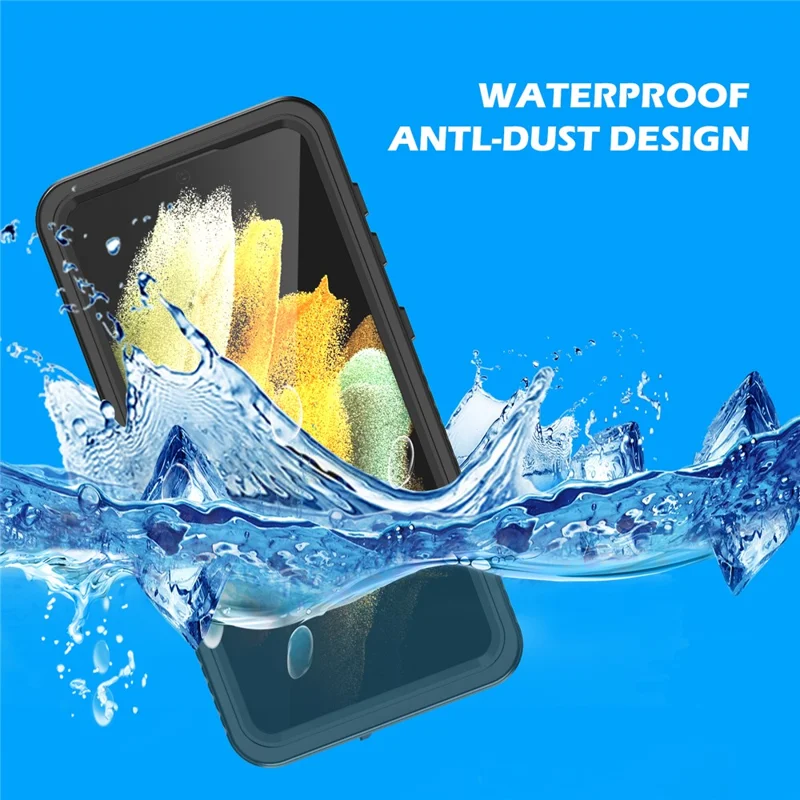 For Samsung Galaxy S21+ 5G FS Series IP68 Waterproof Anti-drop Case Diving Shock-proof Clear Cell Phone Cover