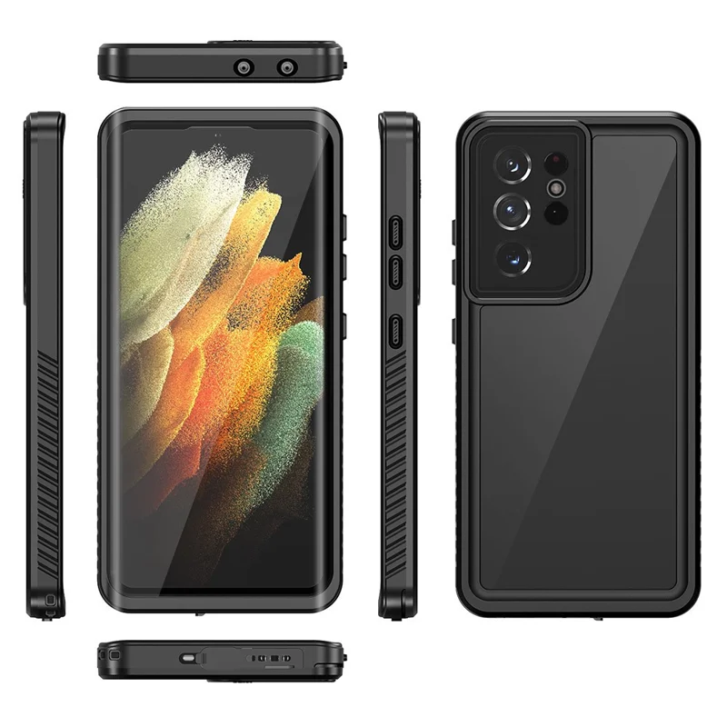 IP68 Waterproof Case For Samsung Galaxy S21 Ultra 5G FS Series 2m Drop-proof Phone Cover Protector