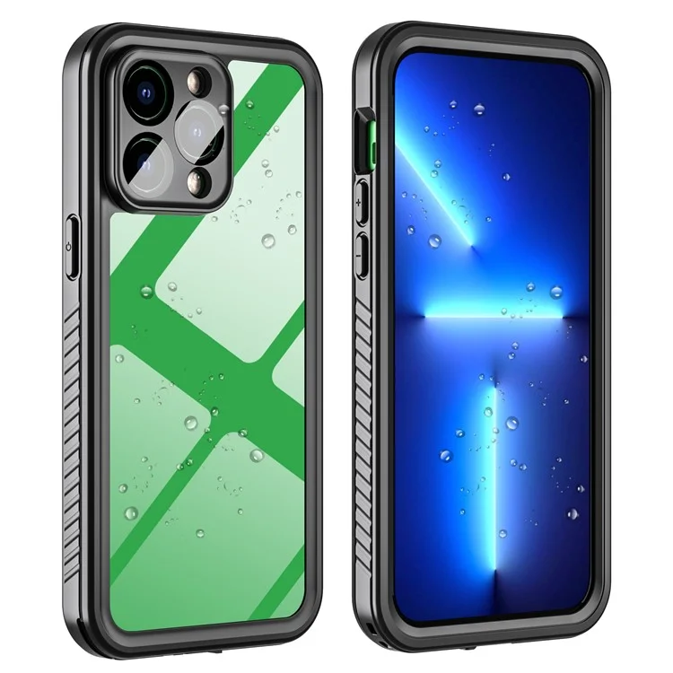 FS Series For iPhone 14 Pro Max Funda Protectora para Buceo Impermeable y Resistente al Polvo Cubierta Transparente