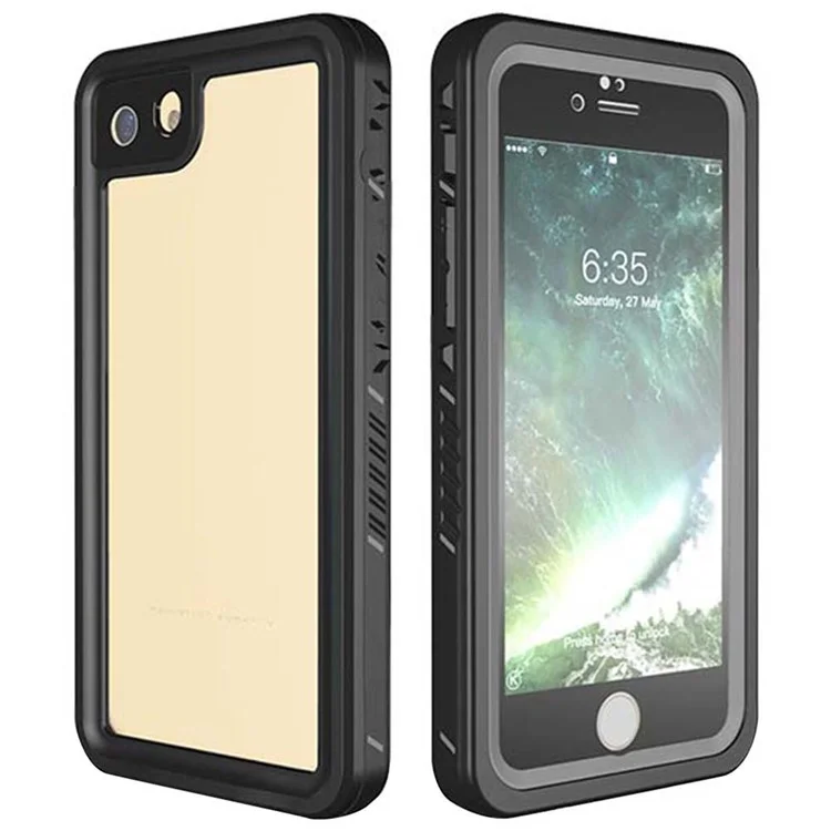 Étui étanche IP68 FS Series pour iPhone 7 / 8 / SE (2020) / SE (2022), coque de protection pour téléphone avec dos transparent