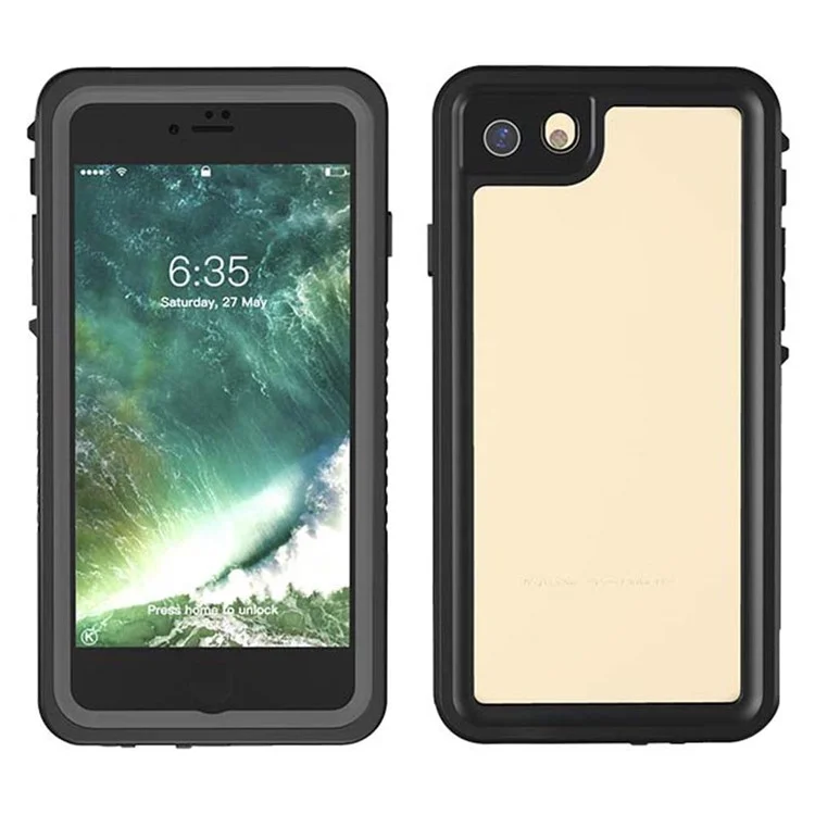 Étui étanche IP68 FS Series pour iPhone 7 / 8 / SE (2020) / SE (2022), coque de protection pour téléphone avec dos transparent