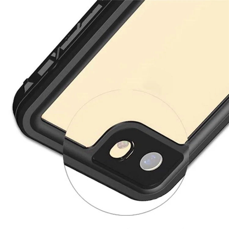 Étui étanche IP68 FS Series pour iPhone 7 / 8 / SE (2020) / SE (2022), coque de protection pour téléphone avec dos transparent