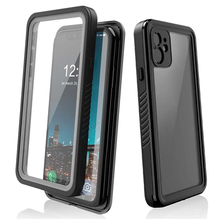 FS Series For iPhone 11 Waterproof Case Dustproof IP68 Underwater Full Body Sealed Clear Phone Cover