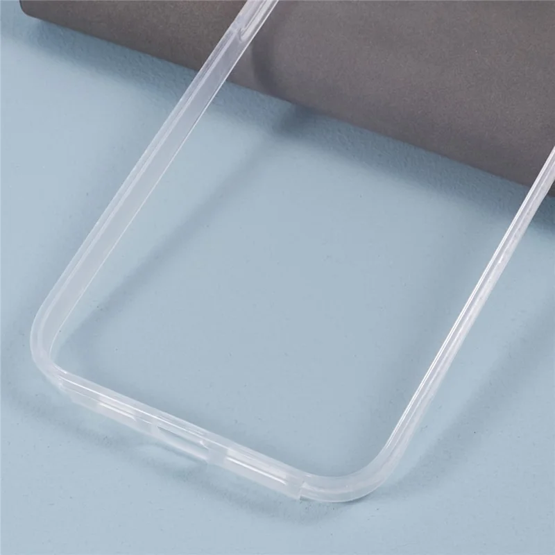 Für iPhone 15 Pro Max Klare Hülle TPU+Acryl Handyhülle mit PET-Bildschirmfolie