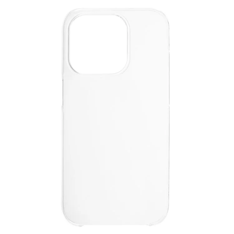 For iPhone 15 Pro Clear Case Full Protection Acrylic+PET+TPU Phone Cover