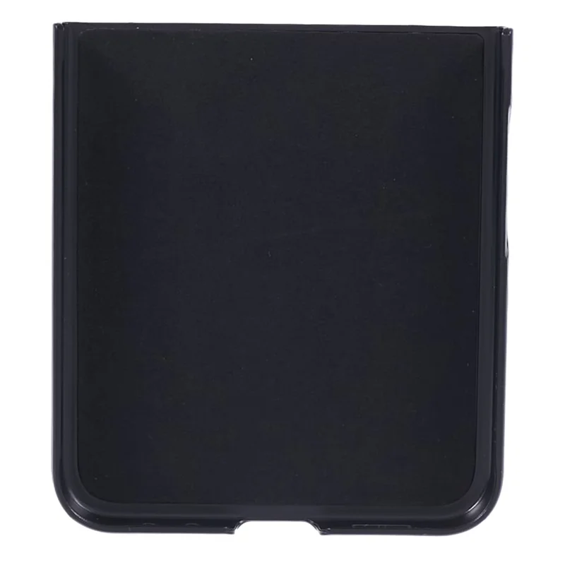 For Samsung Galaxy Z Flip5 5G Case Anti-scratch Litchi Texture PC Phone Cover Shell - Black