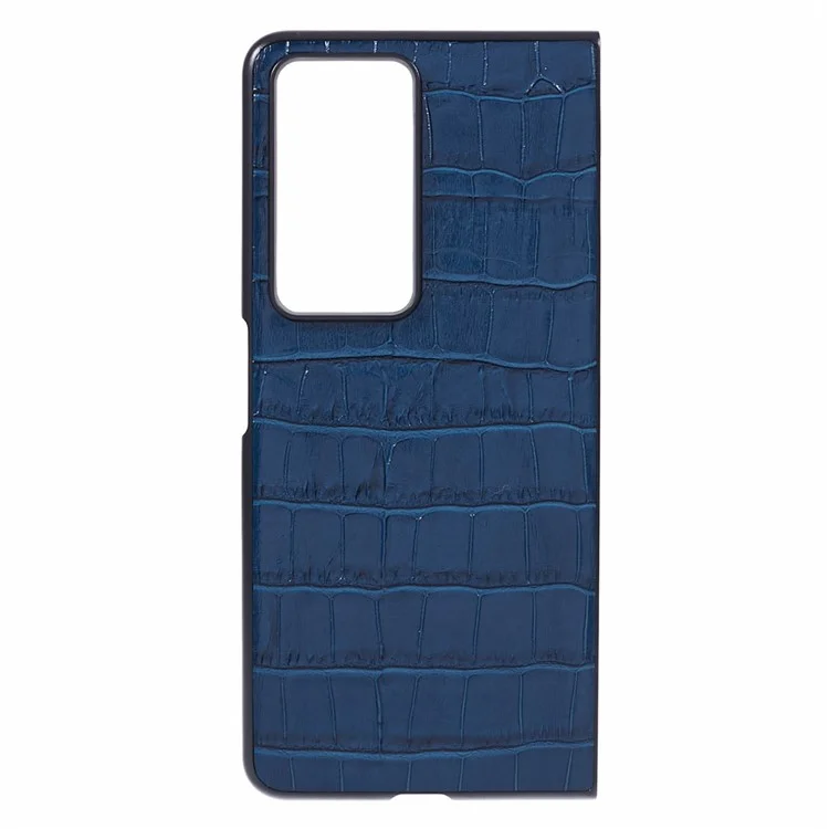 For Honor Magic V2 5G Case Shockproof Crocodile Texture PC Phone Protective Shell - Safira