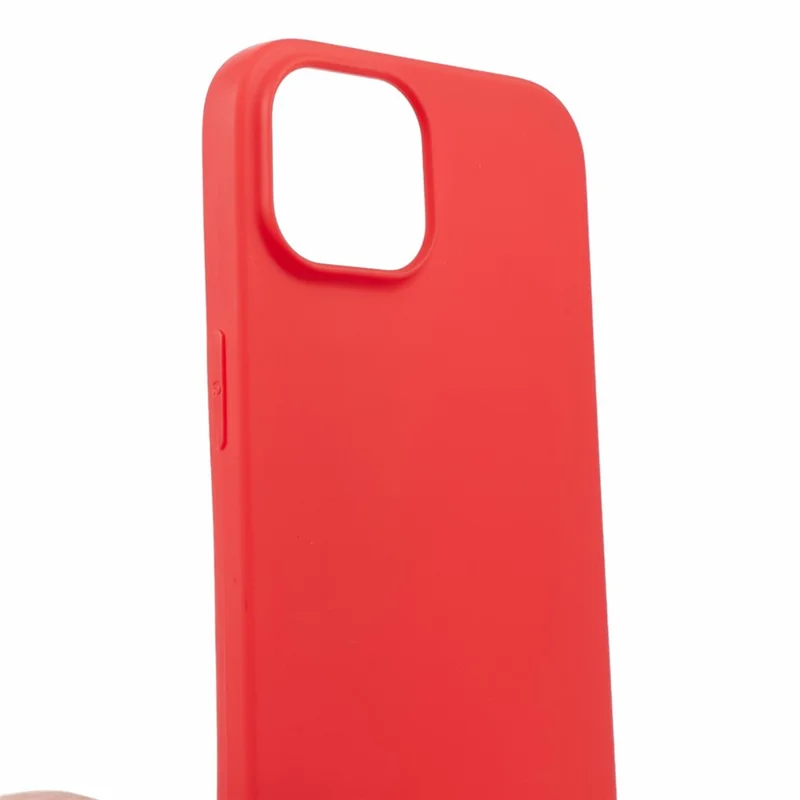For iPhone 15 Case Anti-Fingerprint TPU Cell Phone Shell Cover - Red
