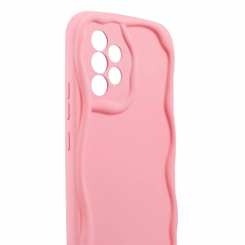 For Samsung Galaxy A23 4G / A23 5G (Global Version) Case TPU Phone Cover Rubberized Shell - Rose