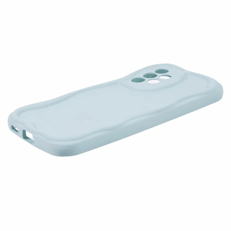 For Samsung Galaxy A23 4G / A23 5G (Global Version) Case TPU Phone Cover Rubberized Shell - Baby Blue