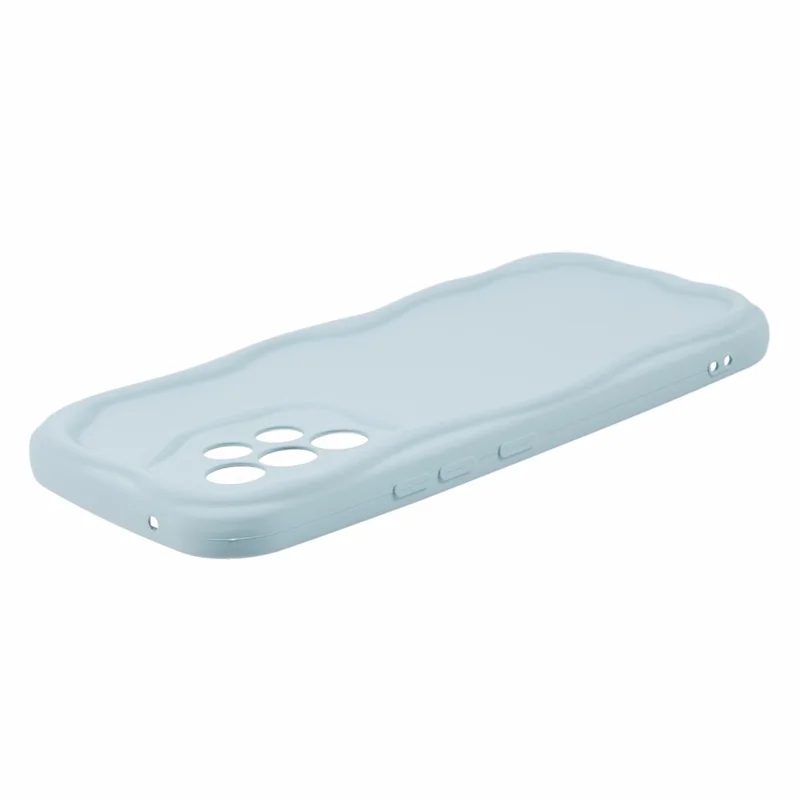 For Samsung Galaxy A23 4G / A23 5G (Global Version) Case TPU Phone Cover Rubberized Shell - Baby Blue