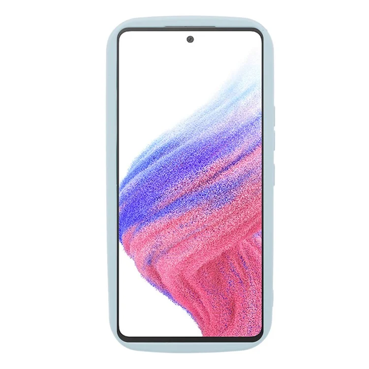 Pour Samsung Galaxy A52 4G / 5G / A52s 5G Étui de téléphone Étui Smartphone Rubberisé TPU - Bleu Bébé
