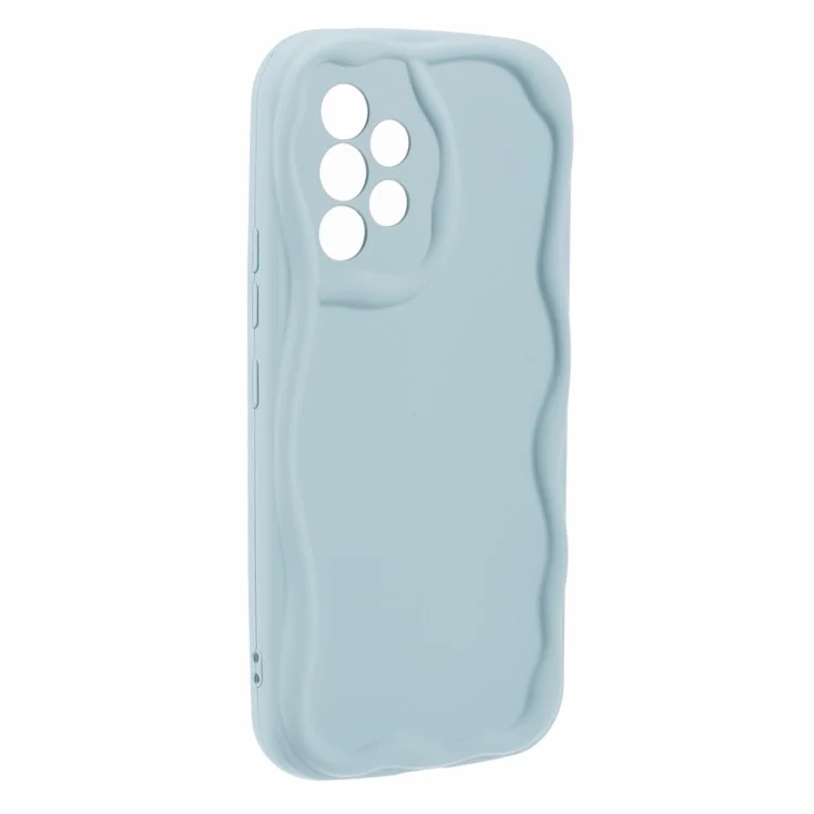 Pour Samsung Galaxy A52 4G / 5G / A52s 5G Étui de téléphone Étui Smartphone Rubberisé TPU - Bleu Bébé