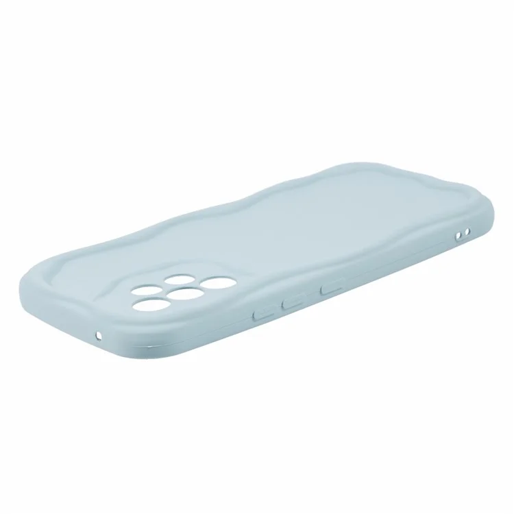 Pour Samsung Galaxy A52 4G / 5G / A52s 5G Étui de téléphone Étui Smartphone Rubberisé TPU - Bleu Bébé