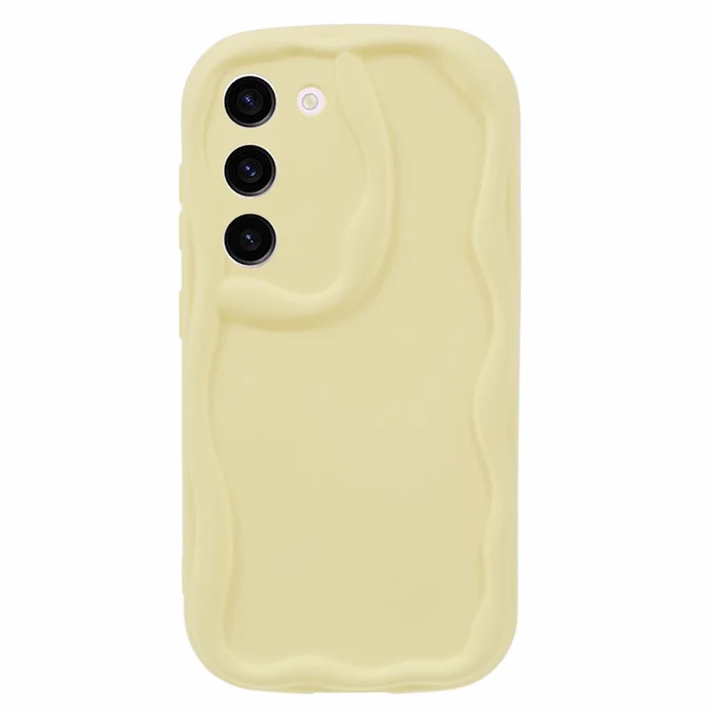 Funda de teléfono TPU para Samsung Galaxy S21 FE 5G, funda de teléfono con ajuste delgado, color amarillo