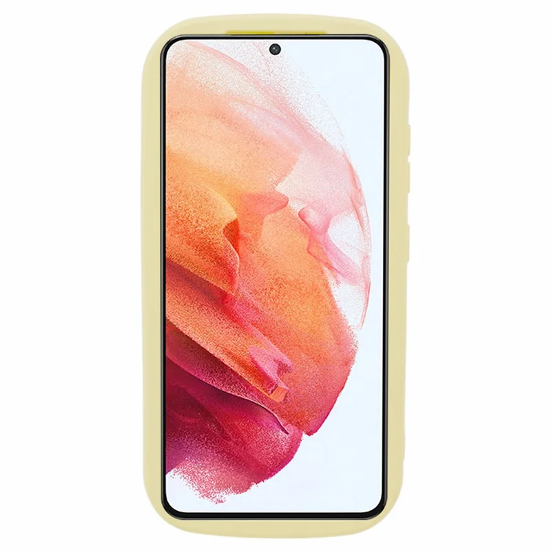 Funda de teléfono TPU para Samsung Galaxy S21 FE 5G, funda de teléfono con ajuste delgado, color amarillo