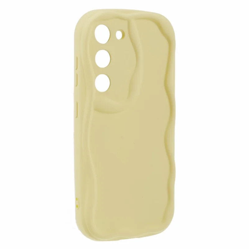 Funda de teléfono TPU para Samsung Galaxy S21 FE 5G, funda de teléfono con ajuste delgado, color amarillo