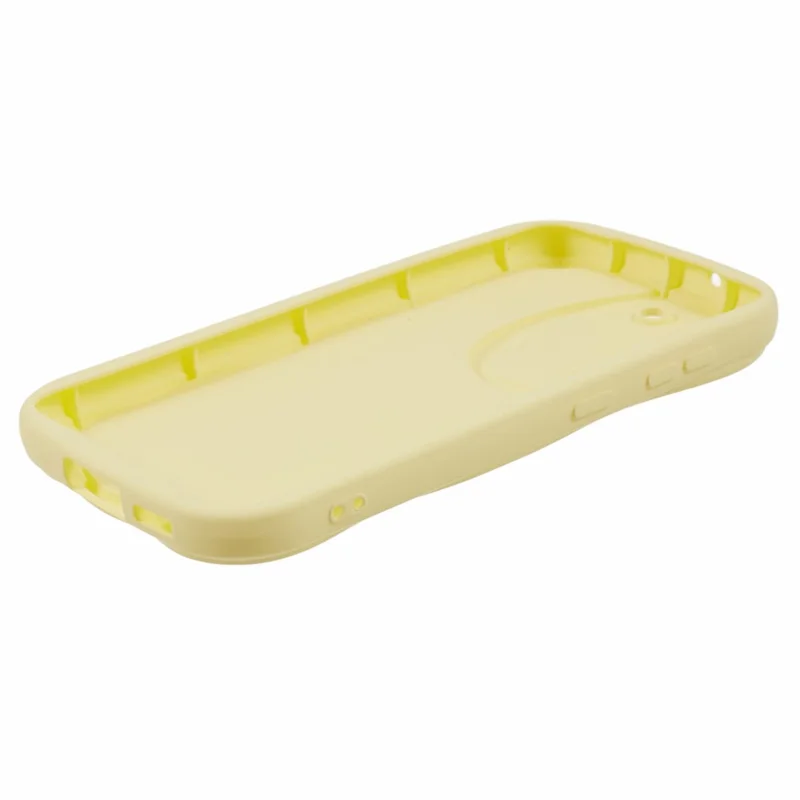 Funda de teléfono TPU para Samsung Galaxy S21 FE 5G, funda de teléfono con ajuste delgado, color amarillo