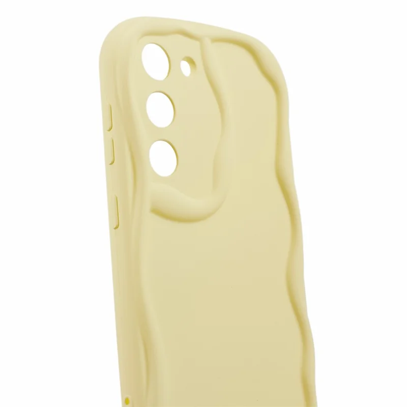 Funda de teléfono TPU para Samsung Galaxy S21 FE 5G, funda de teléfono con ajuste delgado, color amarillo
