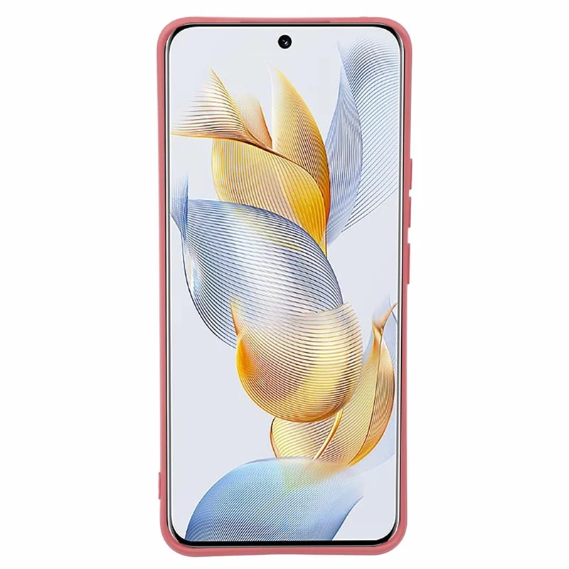 For Honor 90 Case Rubberized TPU Cell Phone Cover - Hawthorn Red