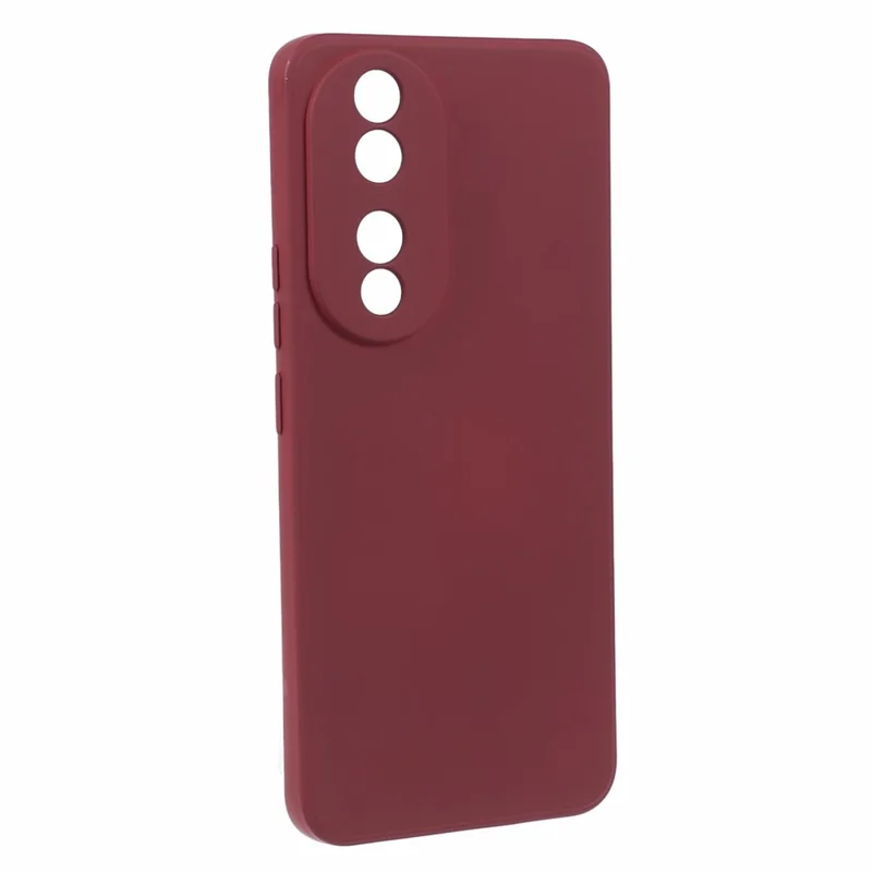 For Honor 90 Case Rubberized TPU Cell Phone Cover - Wine Red
