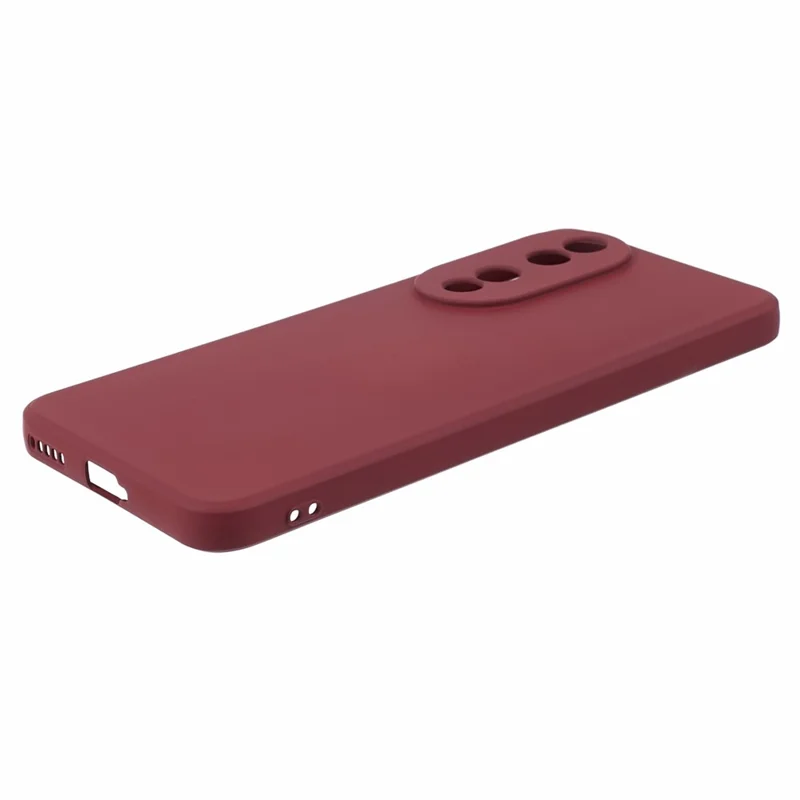 For Honor 90 Case Rubberized TPU Cell Phone Cover - Wine Red