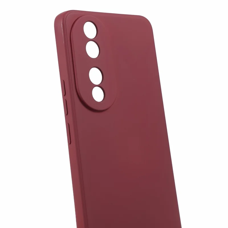 For Honor 90 Case Rubberized TPU Cell Phone Cover - Wine Red