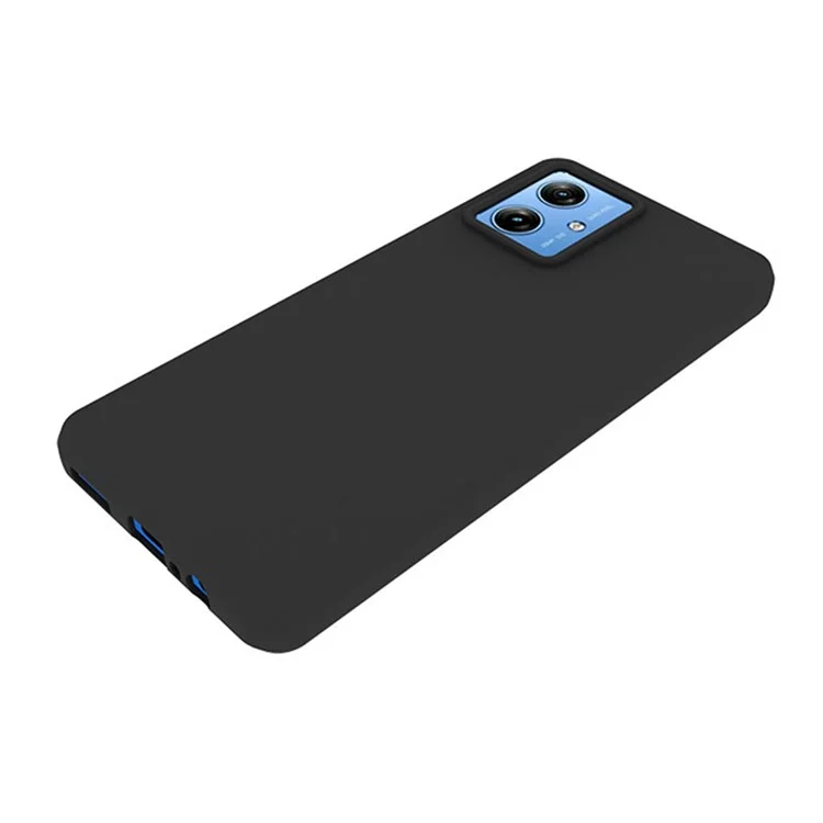 Per Motorola Moto G54 5G Matte Phone Cover Slim-Fit Phone Back Case TPU Shell - Nero