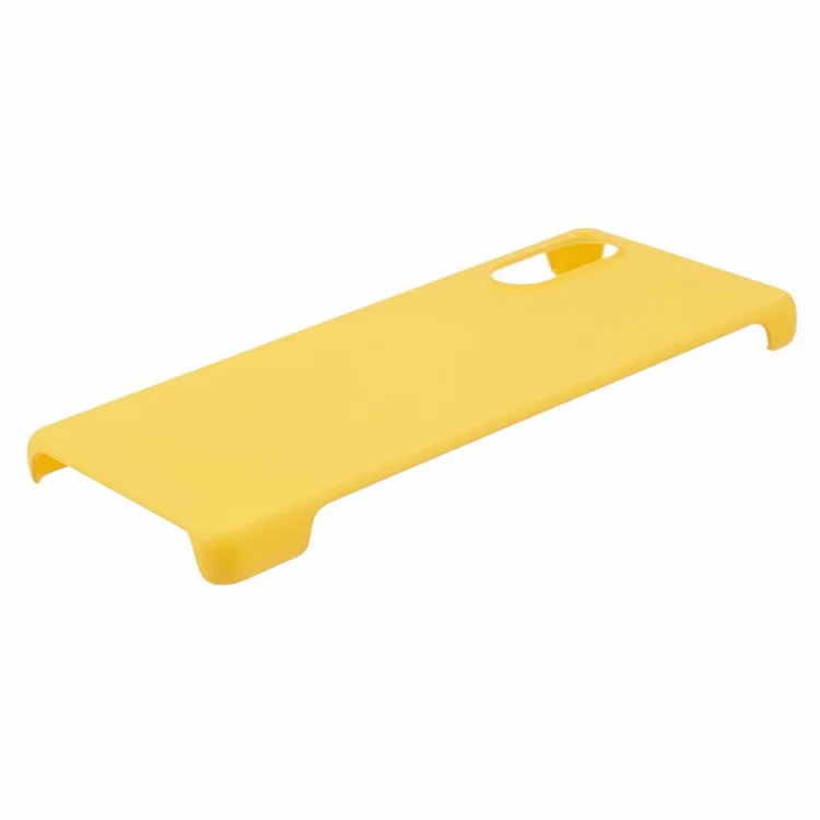 Para Sony Xperia 5 V Caja Antiarañazos Acrílico Móvil Cubierta de Teléfono - Amarillo