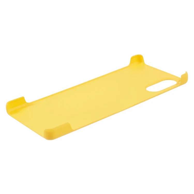 Para Sony Xperia 5 V Caja Antiarañazos Acrílico Móvil Cubierta de Teléfono - Amarillo