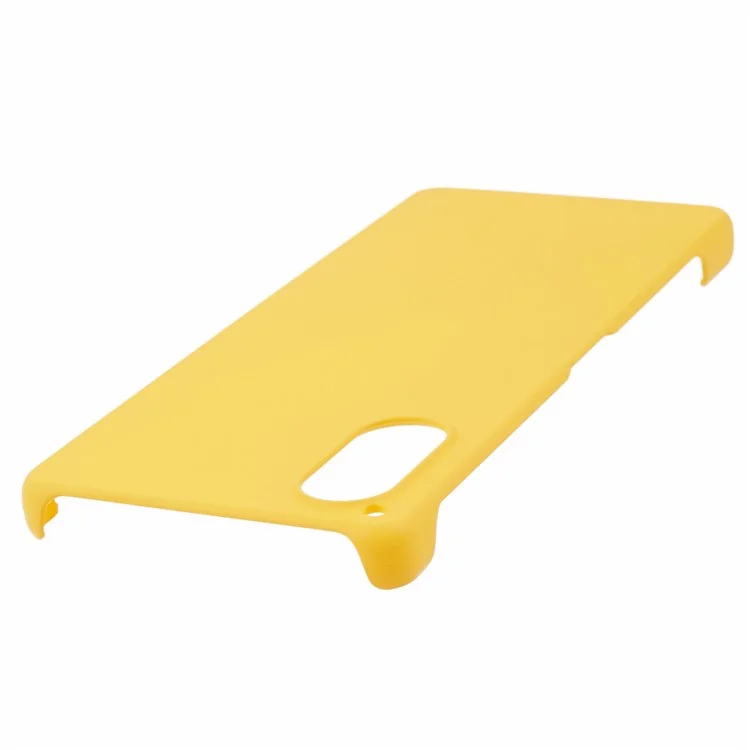 Para Sony Xperia 5 V Caja Antiarañazos Acrílico Móvil Cubierta de Teléfono - Amarillo