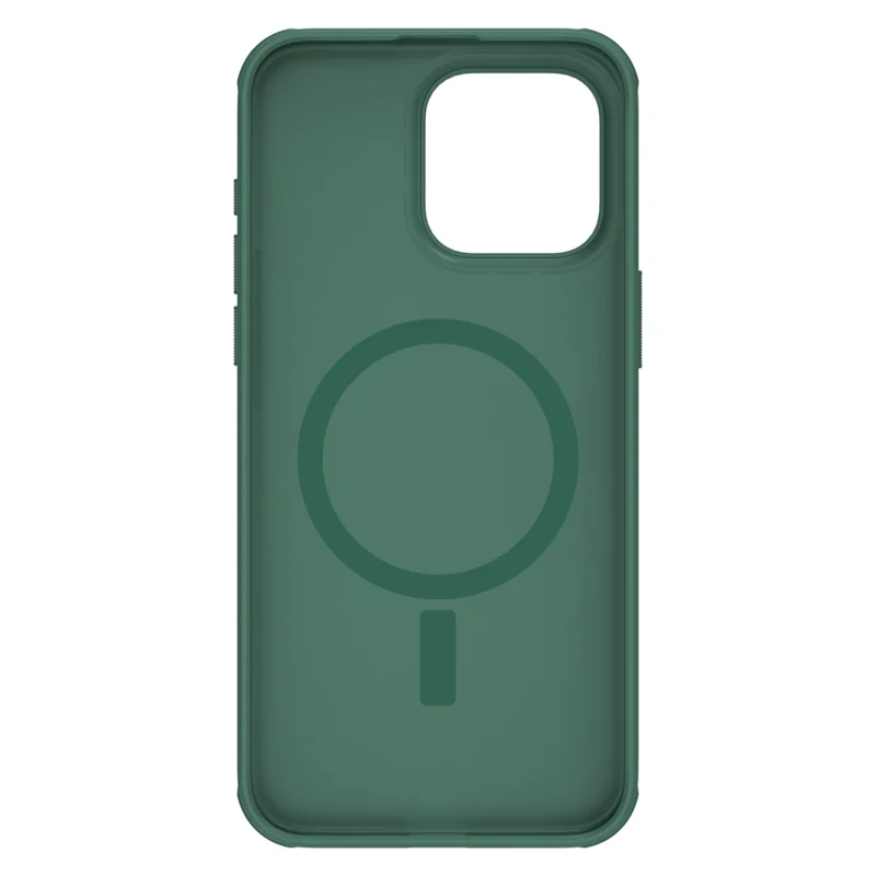 NILLKIN Frosted Shield Pro pour iPhone 15 Pro Coque de téléphone antichoc PC+TPU Compatible avec MagSafe - Vert