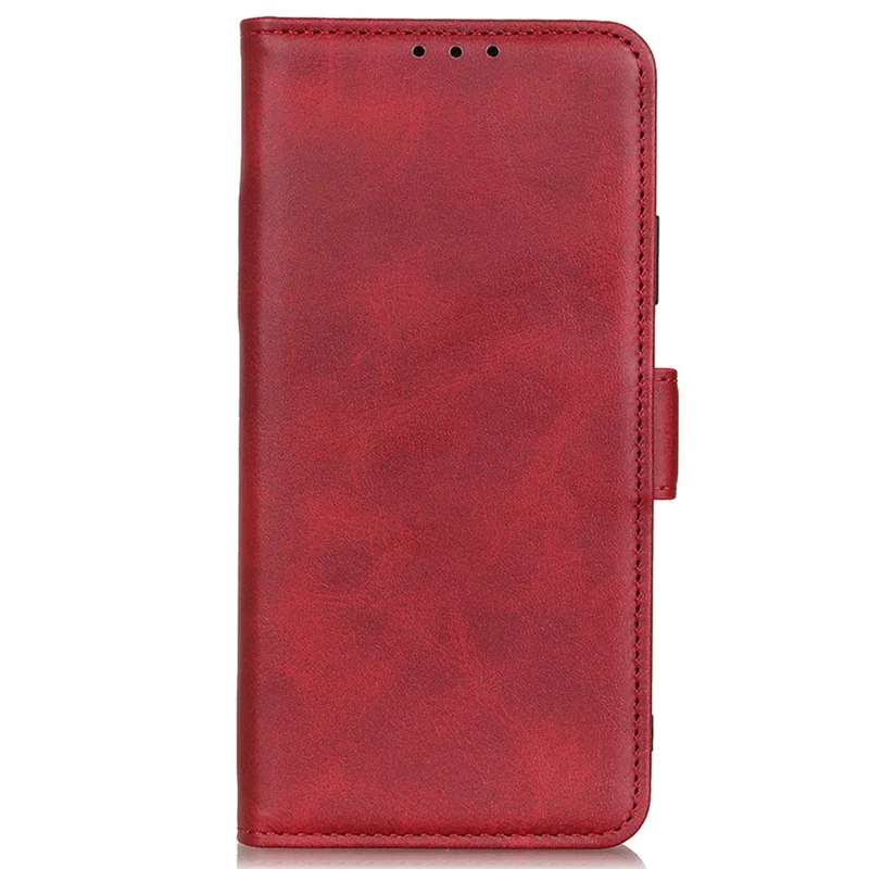 For Huawei Mate 60 Kuflådetelefoncase i PU-læder med stående funktion og tegnebog - Rød