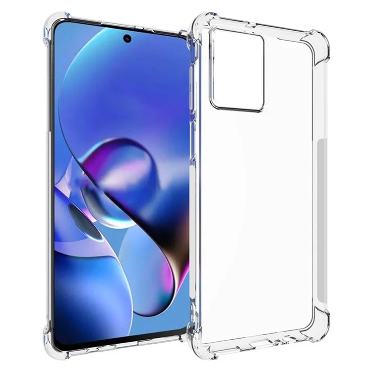 Capa Transparente para Motorola Moto G54 5G, Capa de TPU Macia e Fina Anti-deslizante para Smartphone