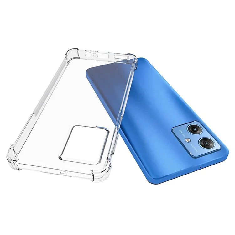 Capa Transparente para Motorola Moto G54 5G, Capa de TPU Macia e Fina Anti-deslizante para Smartphone