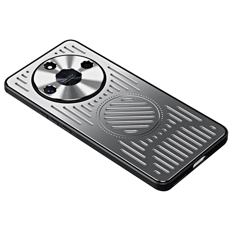 Coque de téléphone For Honor X50 Hollow Heat Dissipation - Argent